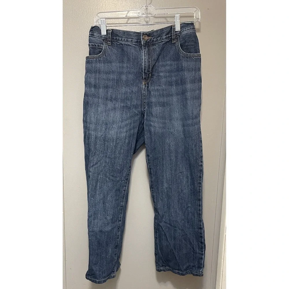 Children's Place Lot Of 2 Boot Cut Jeans Boys Husky Size 20 Adj Waist 26